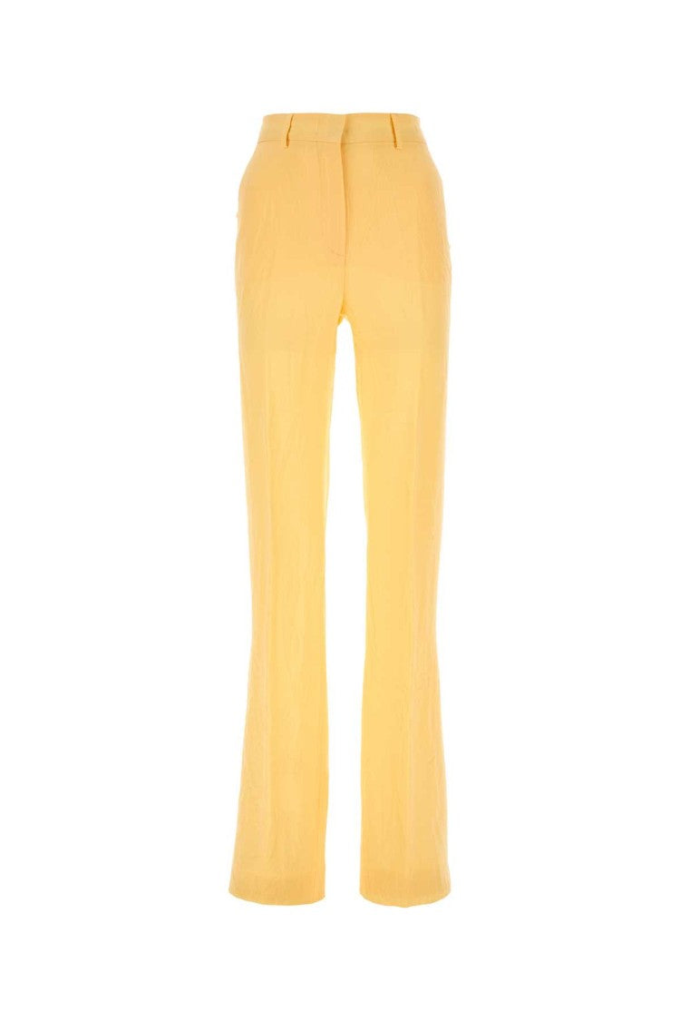 Sportmax Yellow Viscose Persia Pant