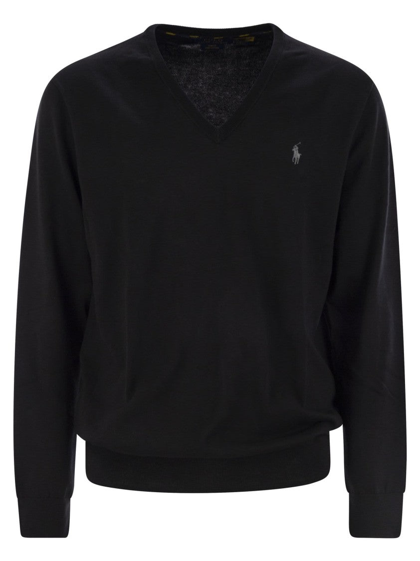 Polo Ralph Lauren Slim-Fit Cotton Jersey With V-Neck