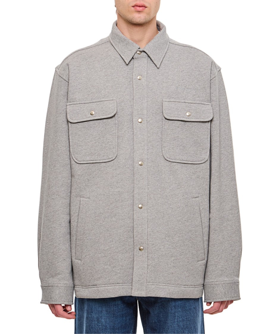 Givenchy Relaxed Fit Button-Front Shirt With Flap Pockets