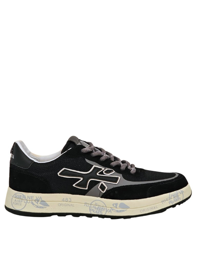 Premiata Bold-Style Black Sneakers