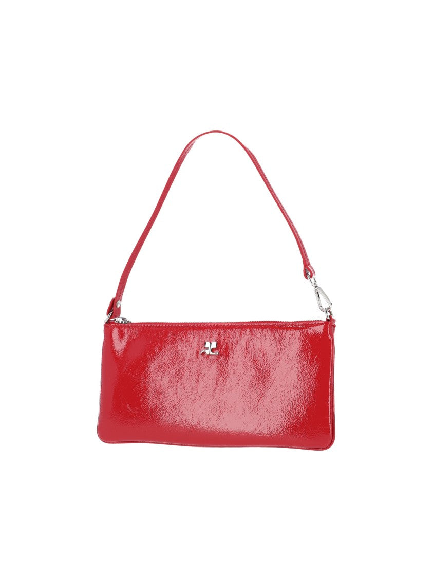Courrèges Structured Red Bag With Minimalistic Design