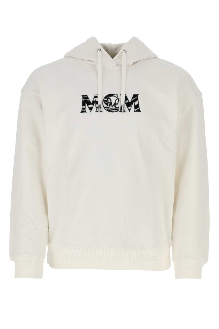 Mcm Ivory Cotton Sweatshirt