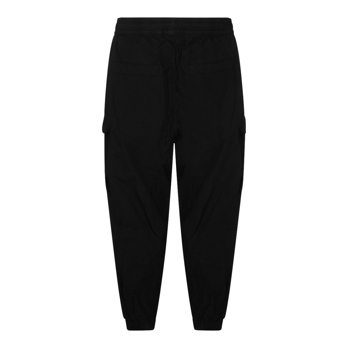 Thom Krom Black Cotton Relaxed Fit Pants With Ribbed Cuffs