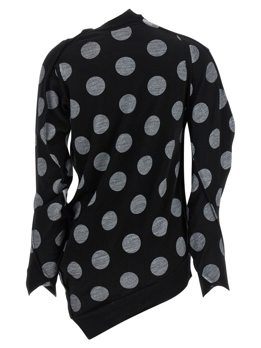 Junya Watanabe Polka Dot Maxi Cardigan