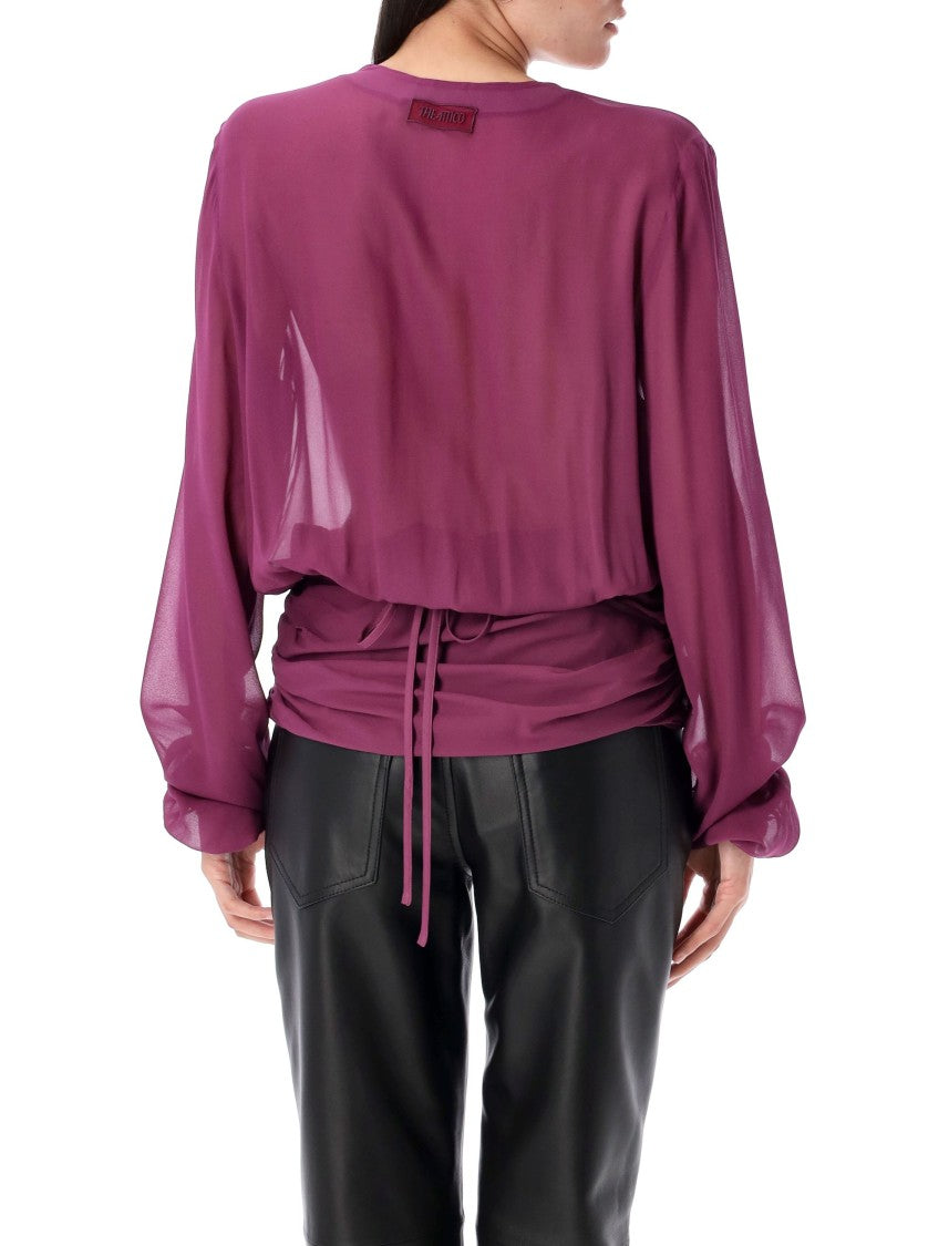 The Attico Georgette Blouse