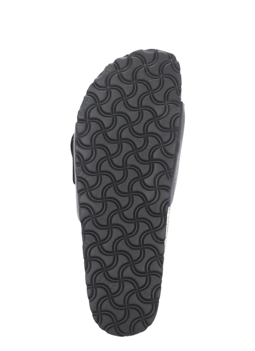 Birkenstock Black Madrid Big Buckle Sandals