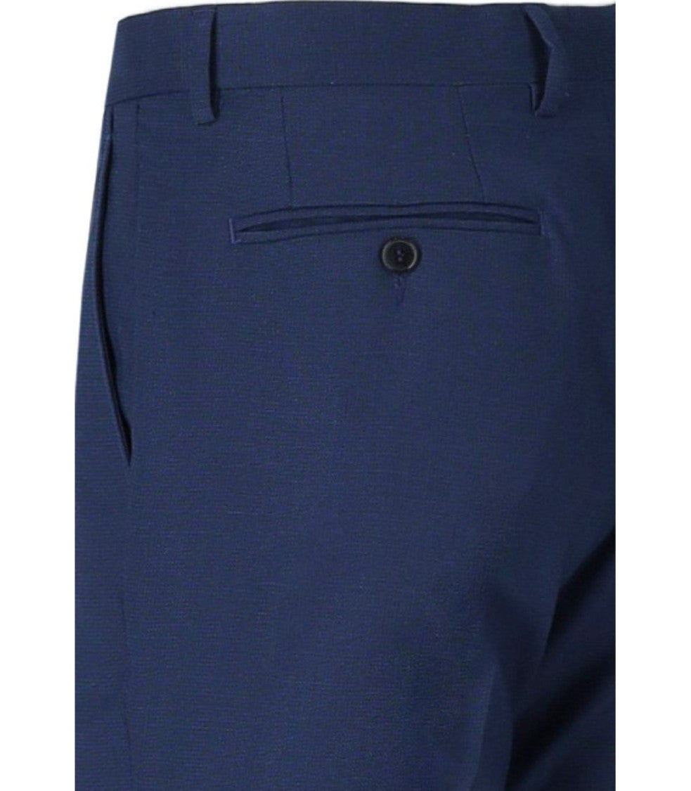 Manuel Ritz Tailored Bright Blue Suit