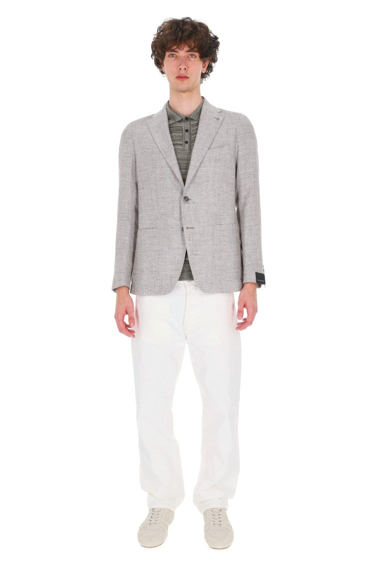 Tagliatore Montecarlo Ferla Silk-Linen-Cotton Blazer