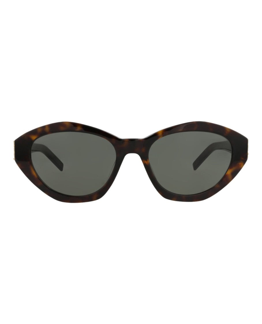 Saint Laurent Cat Eye-Frame Acetate Sunglasses With Tortoiseshell Pattern