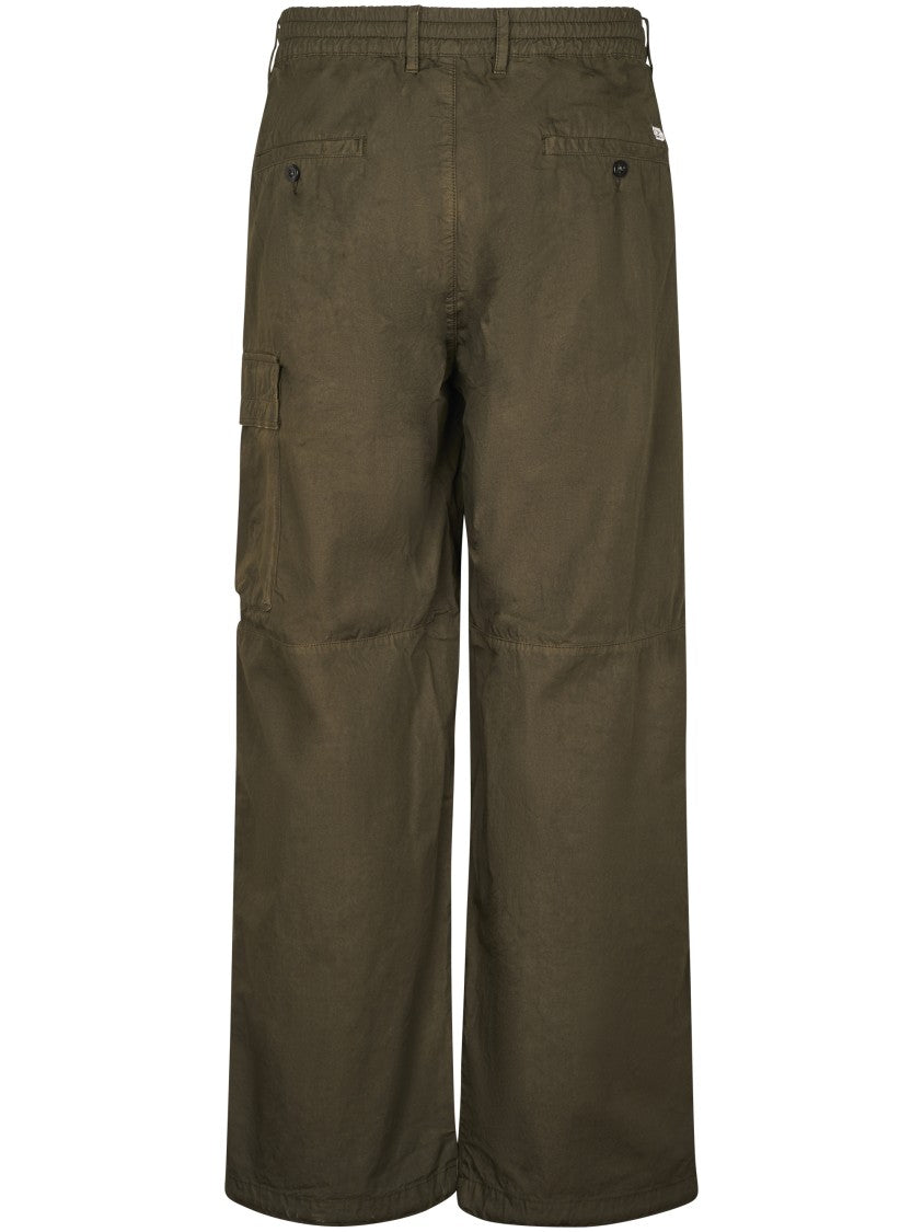 C.P. Company Boxy Wide-Leg Micro-Reps Cargo Pants With Lens Detail