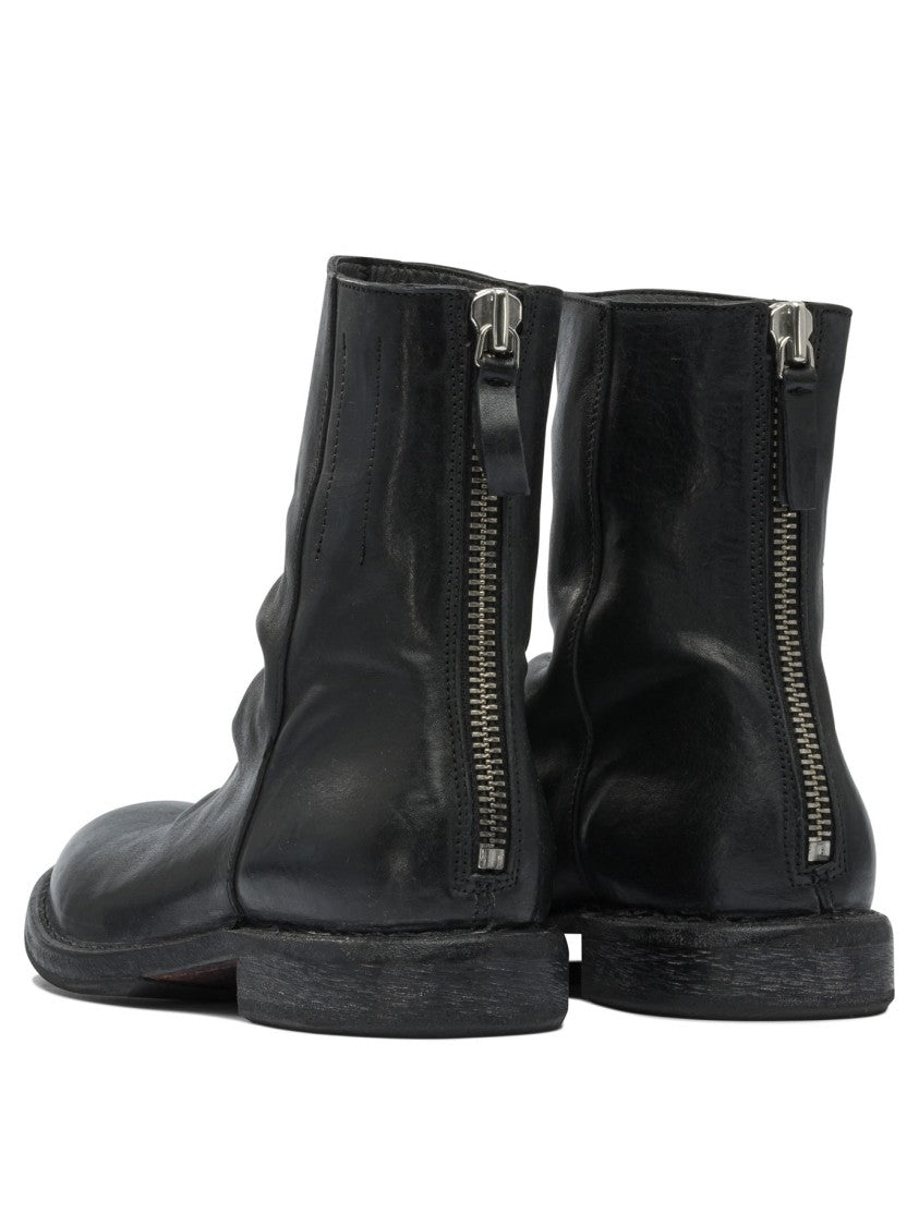 Moma "Minsk" Zippered Ankle Boots
