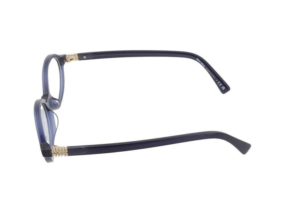 Miu Miu Blue 01Xv Vista Acetate Oval Glasses