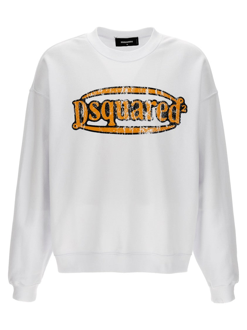 Dsquared2 Fleece Cotton Sweatshirt