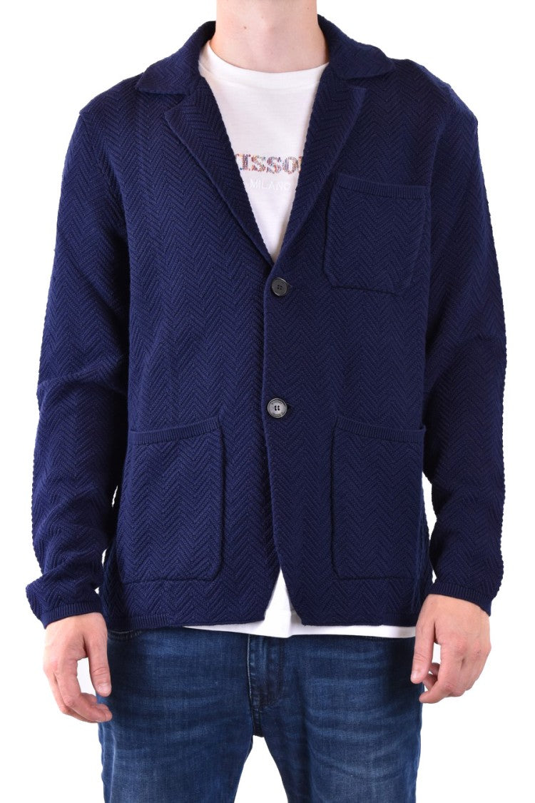 Missoni Blue Cotton Blazer