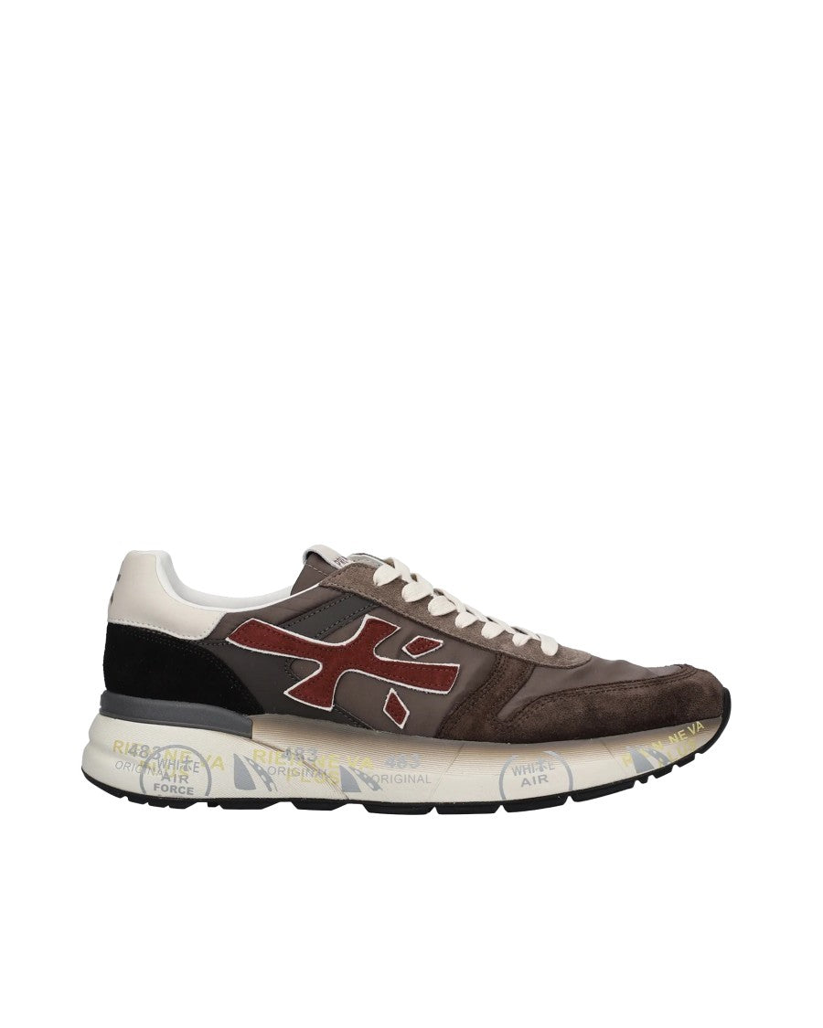 Premiata Brown Mick Leather Sneakers