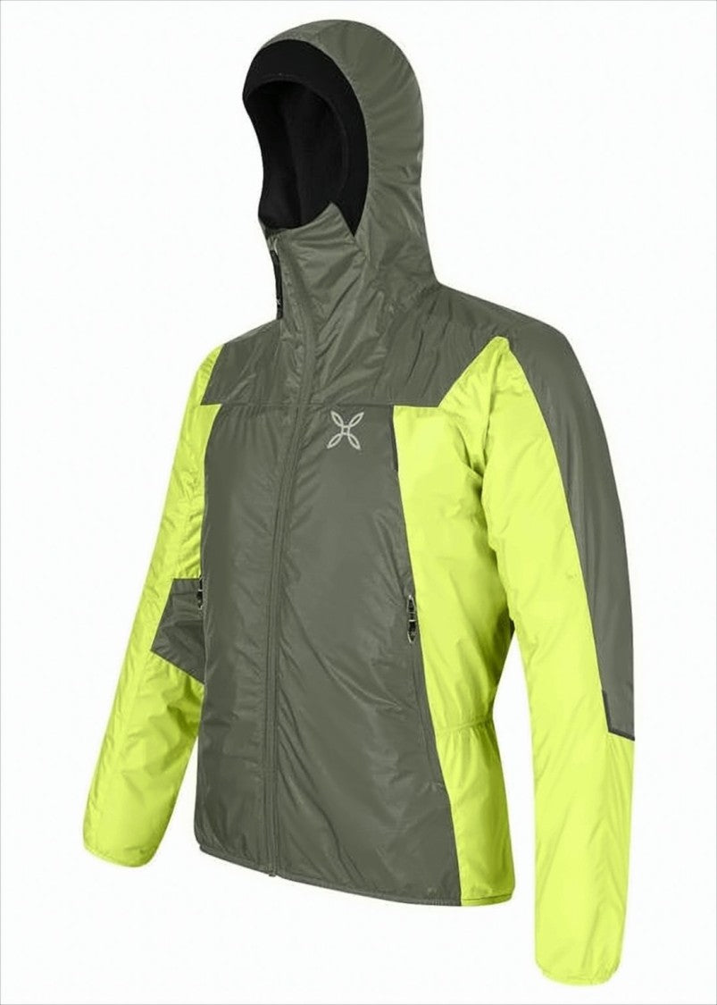 Montura Two-Tone Olive Green And Bright Yellow Insulated Jacket