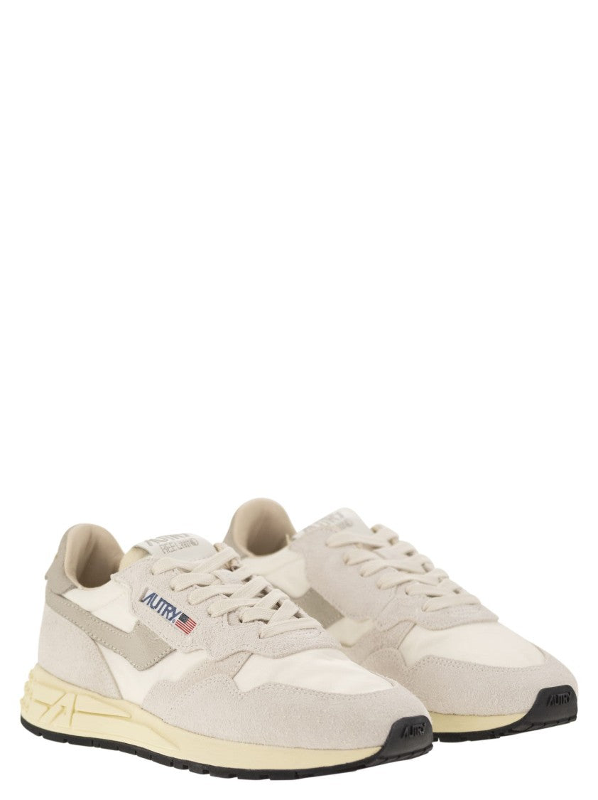 Autry Reelwind - Suede And Technical Textile Trainer