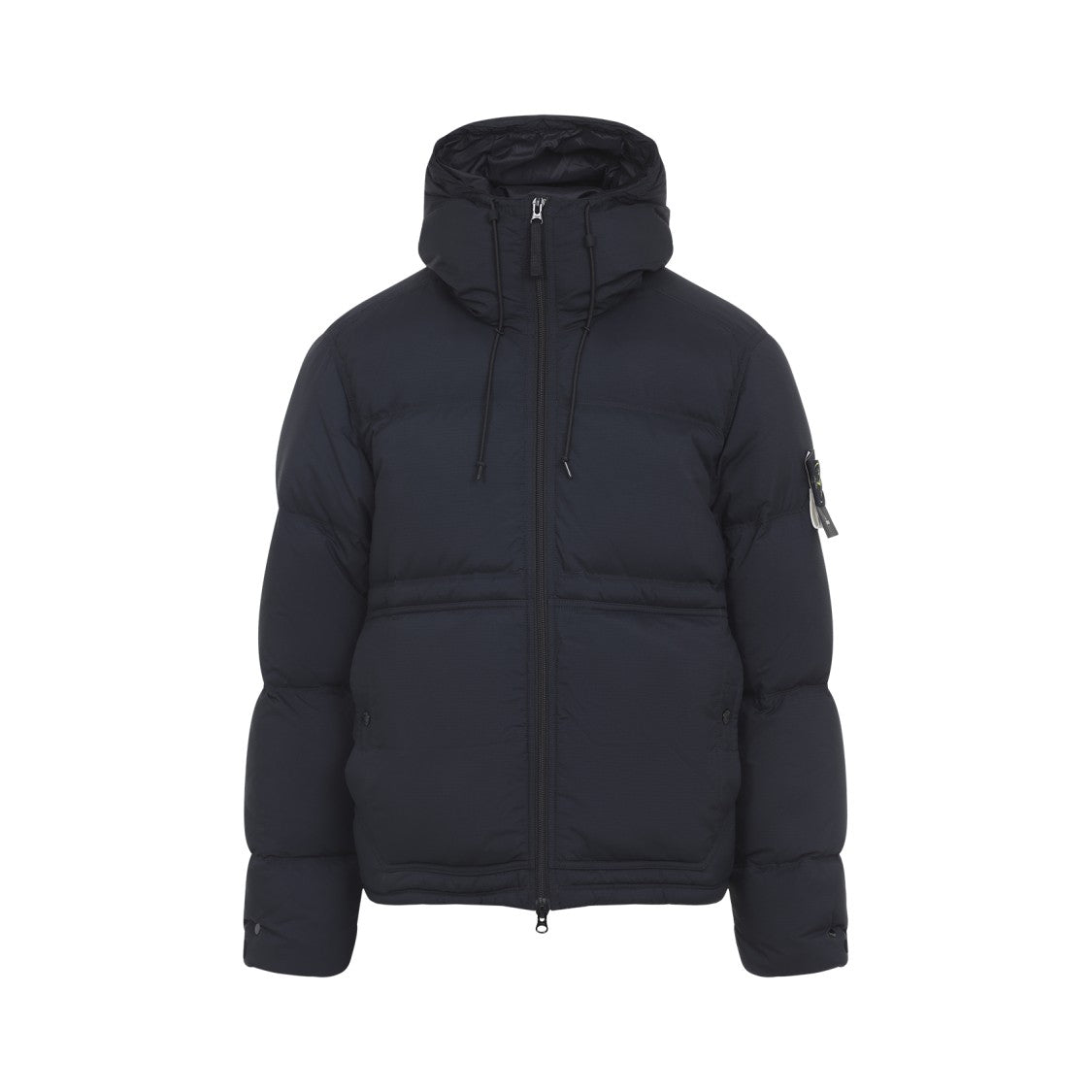Stone Island Padded Down Jacket With High Collar