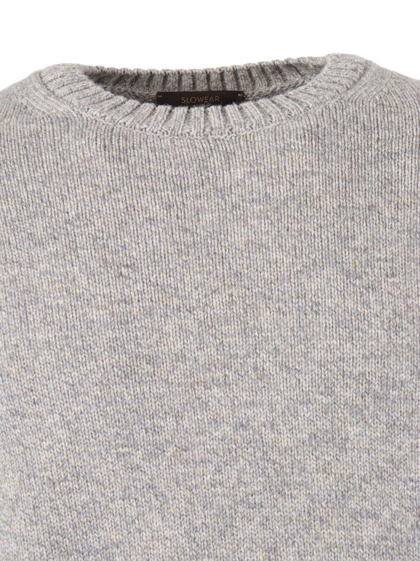 Slowear Zanone 100% Virgin Wool Minimalist Sweater