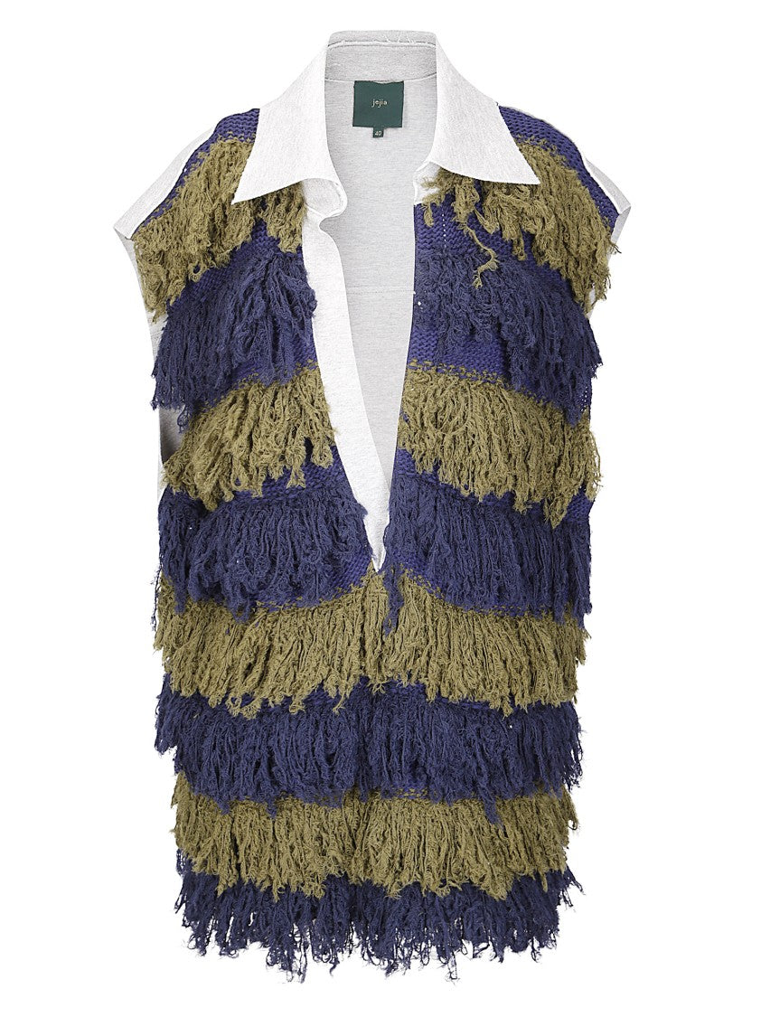 Jejia Mini Dress With Deep V-Neckline And Cotton Back Panel