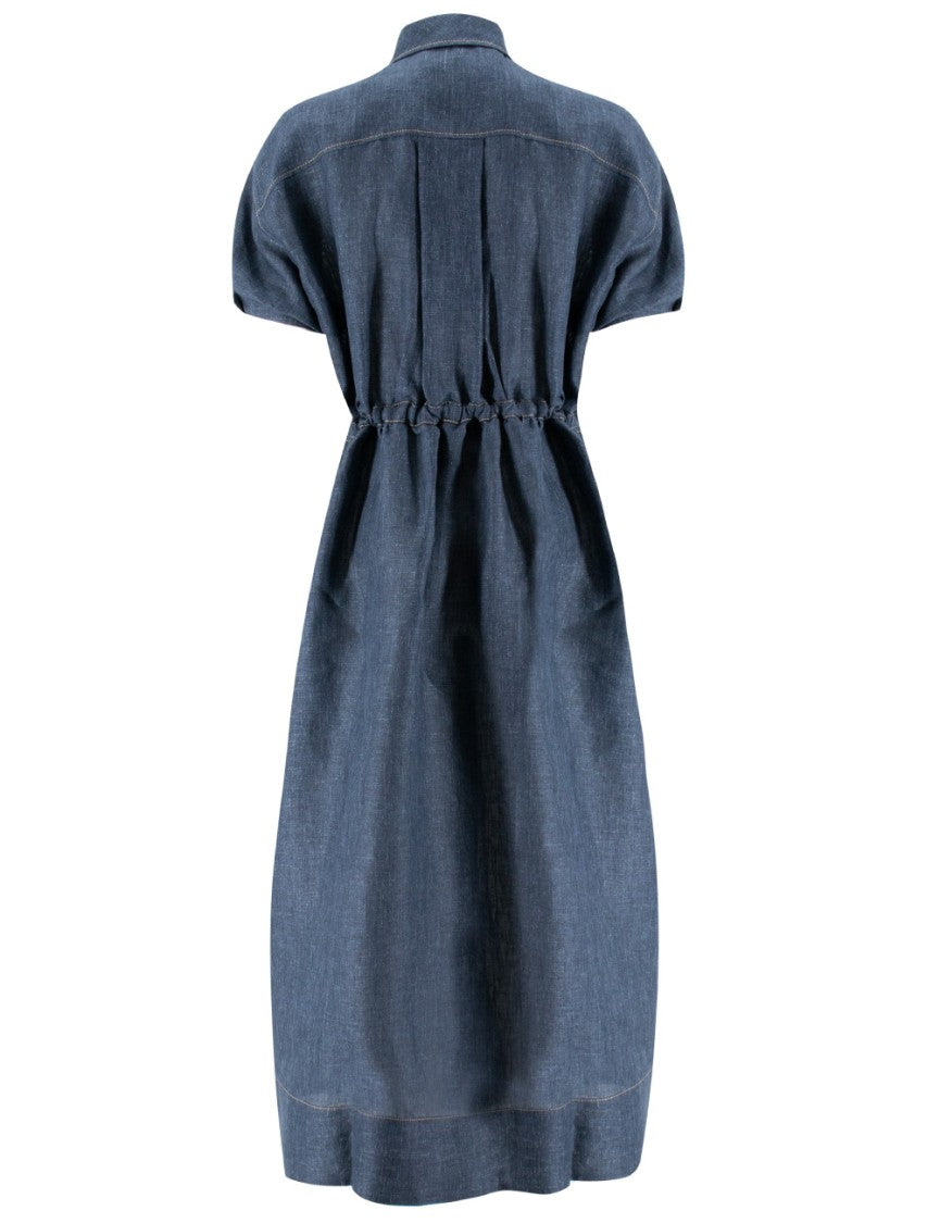 Brunello Cucinelli Long Linen Dress