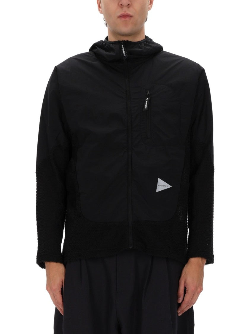 And Wander Alpha Direct Hooded Reflective Jacket