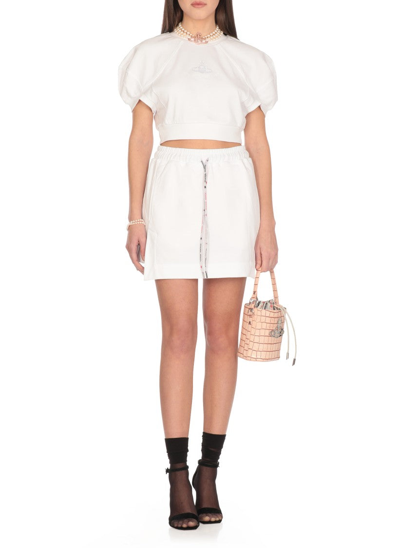 Vivienne Westwood White Cheerleader Skirt