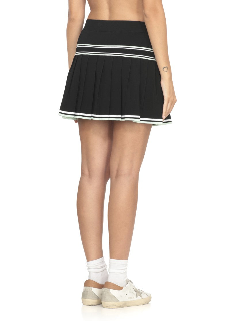 Casablanca Pleated Viscose Skirt