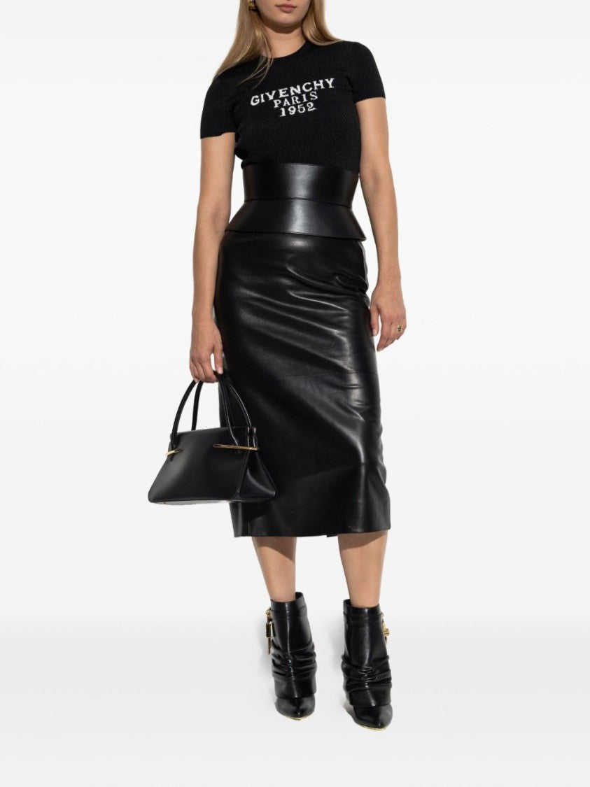 Givenchy Fitted Ribbed Crop Top