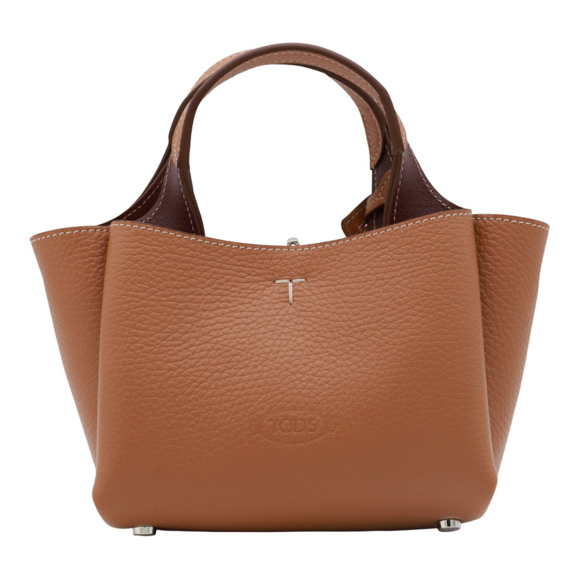 Tod's Structured Handbag With Pebbled Texture