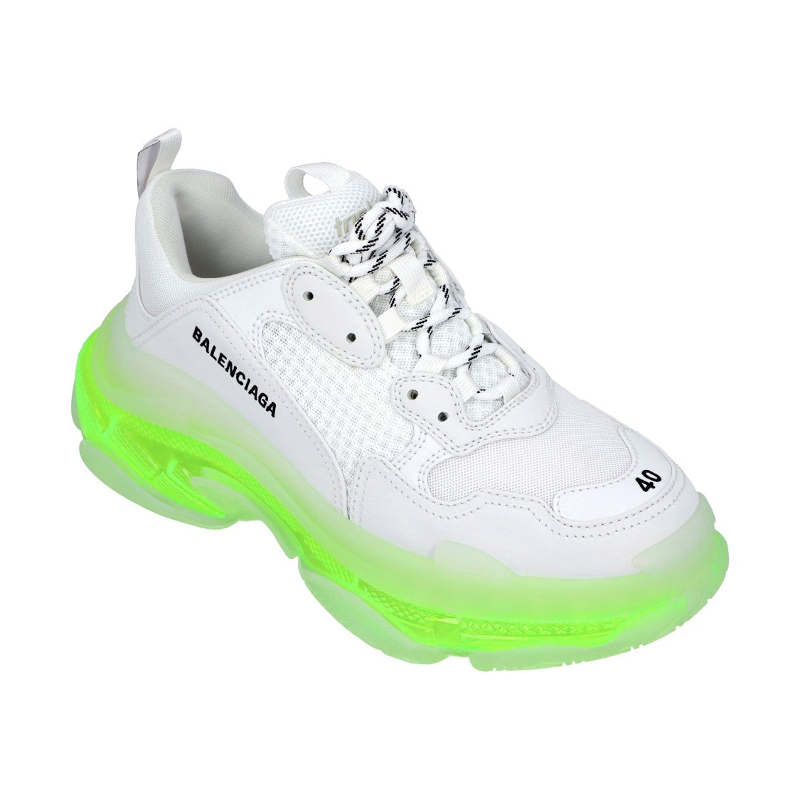 Balenciaga Triple S Sneaker 'Clear Sole - White Fluo Yellow'