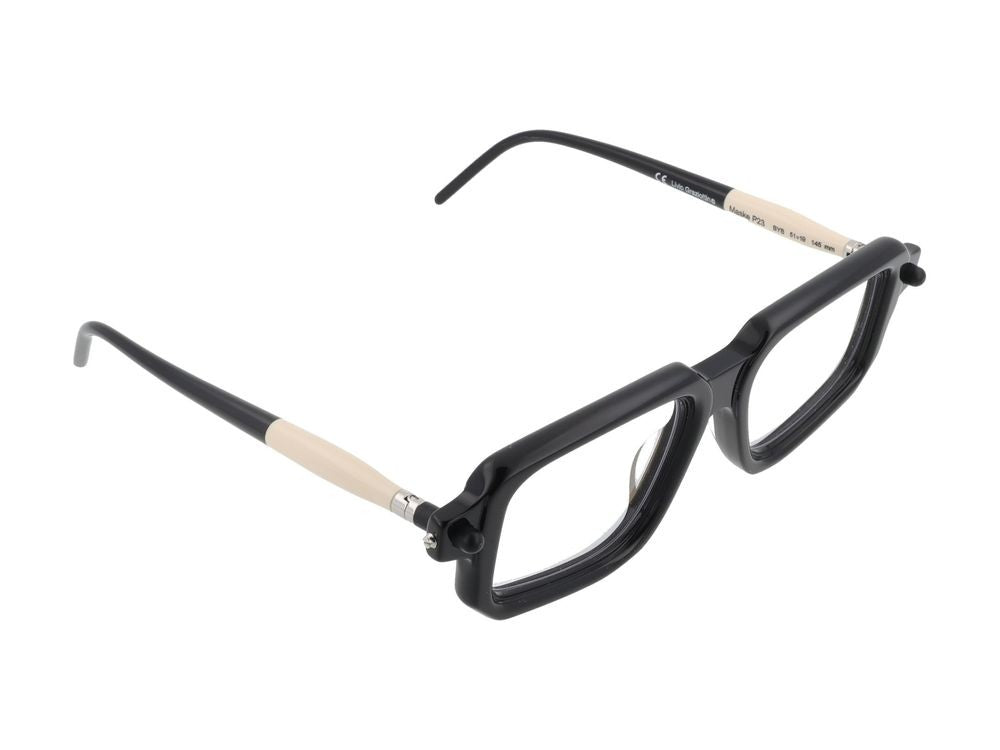 Kuboraum Geometric Rectangular Titanium Temple Optical Glasses