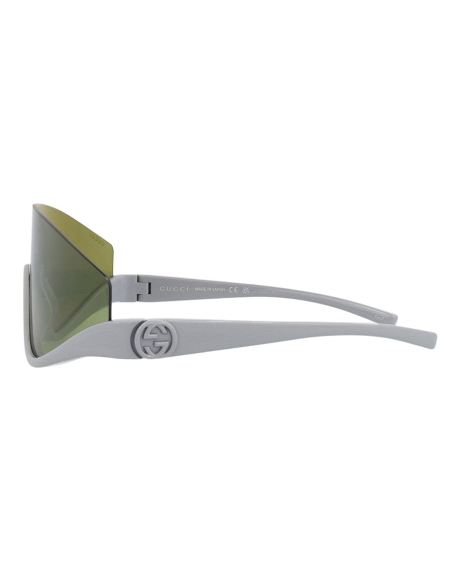 Gucci Shield-Frame Injection Sunglasses