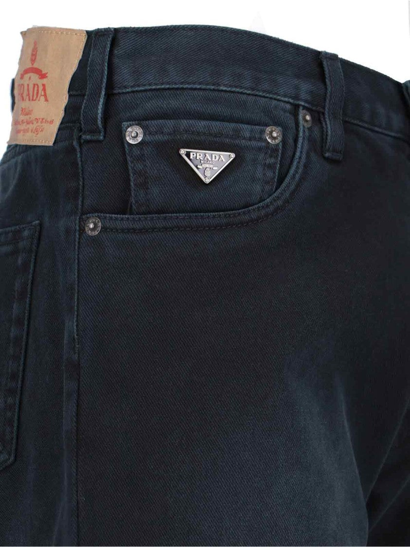 Prada Straight Jeans – Black