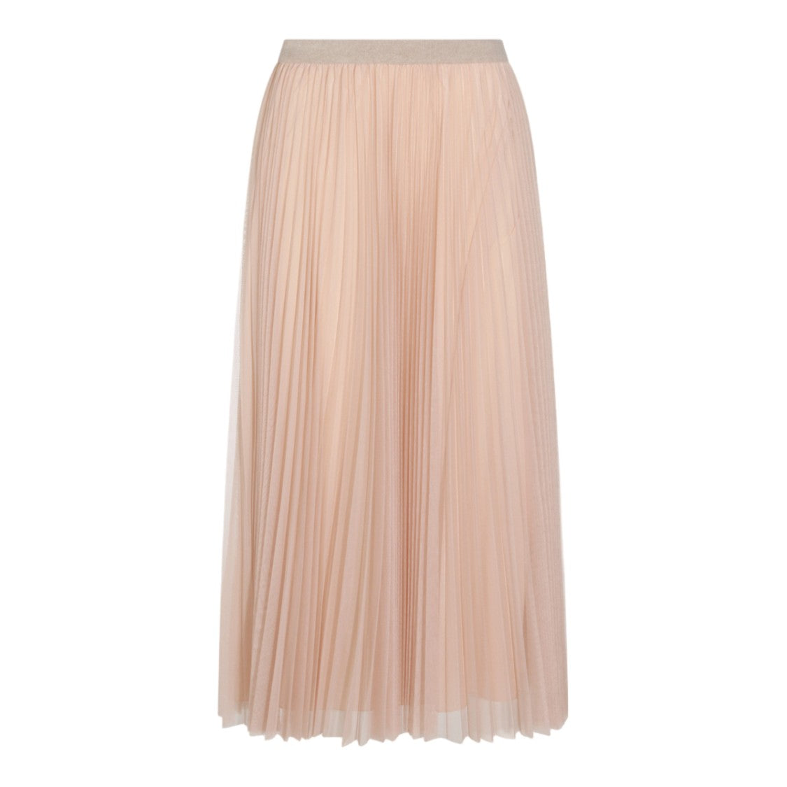 Fabiana Filippi Pleated Midi Skirt With Airy Silhouette