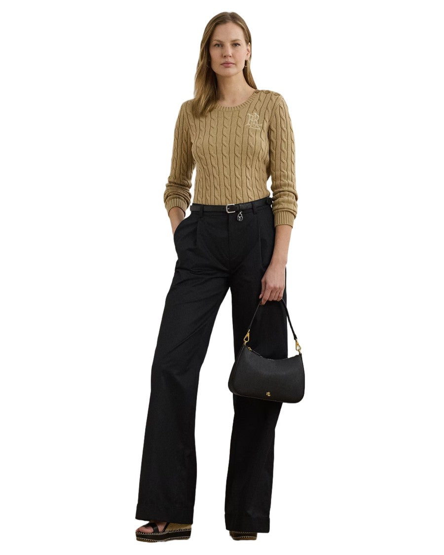 Lauren Ralph Lauren Montiva Long Sleeve Cable Knit Pullover