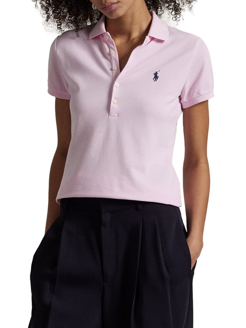 Polo Ralph Lauren Short-Sleeve Polo Shirt In Soft Pink