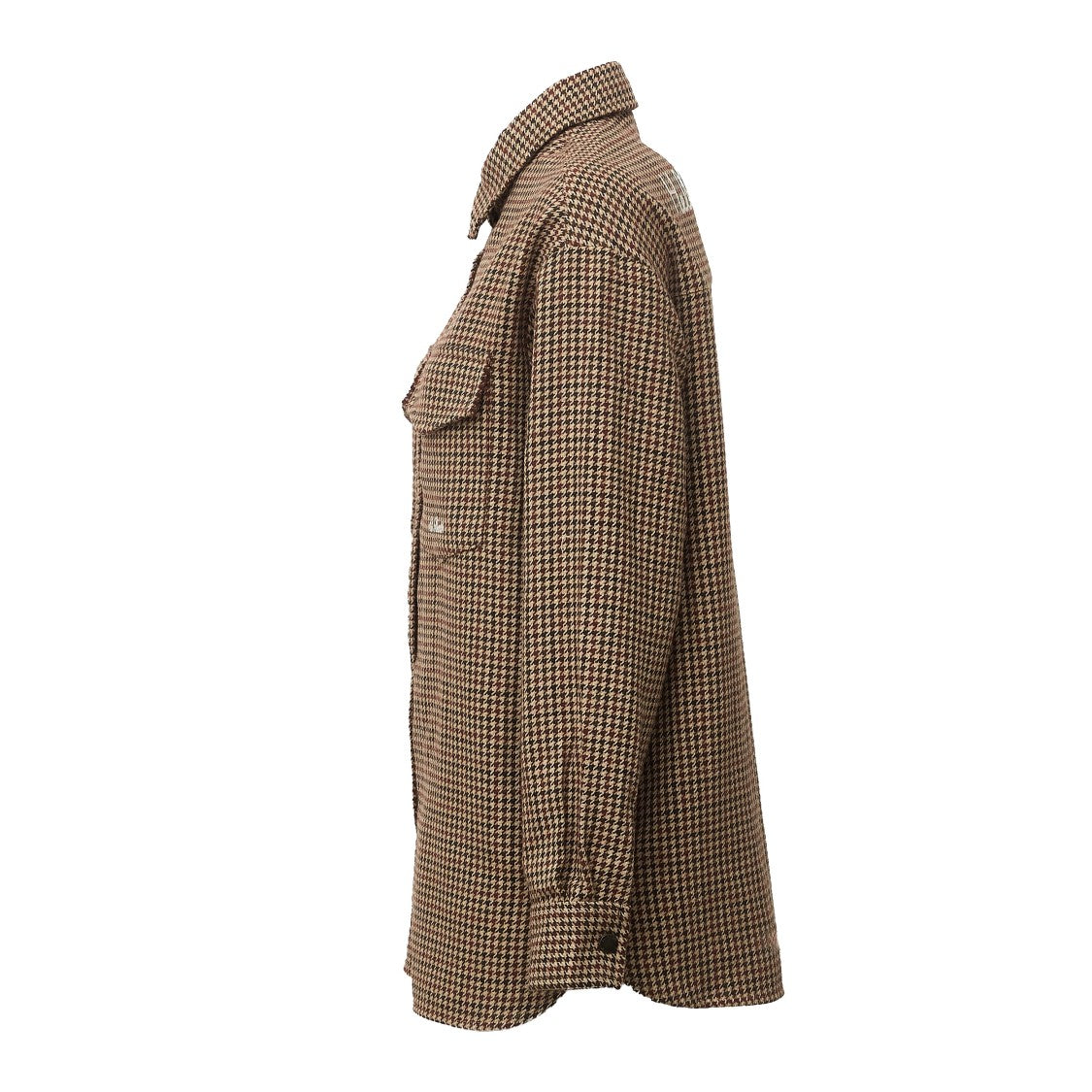Mc2 Saint Barth Cambry Houndstooth Flannel Overshirt