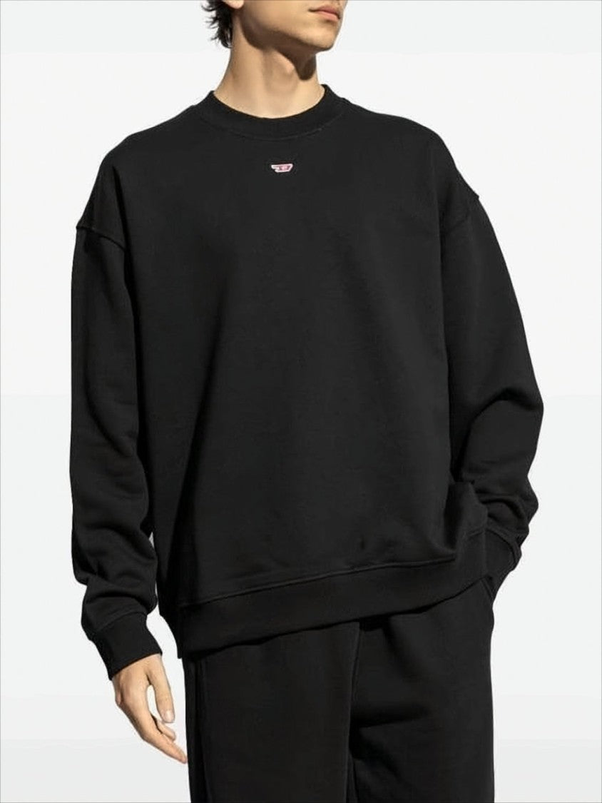 Diesel Relaxed Fit Black Sweatshirt