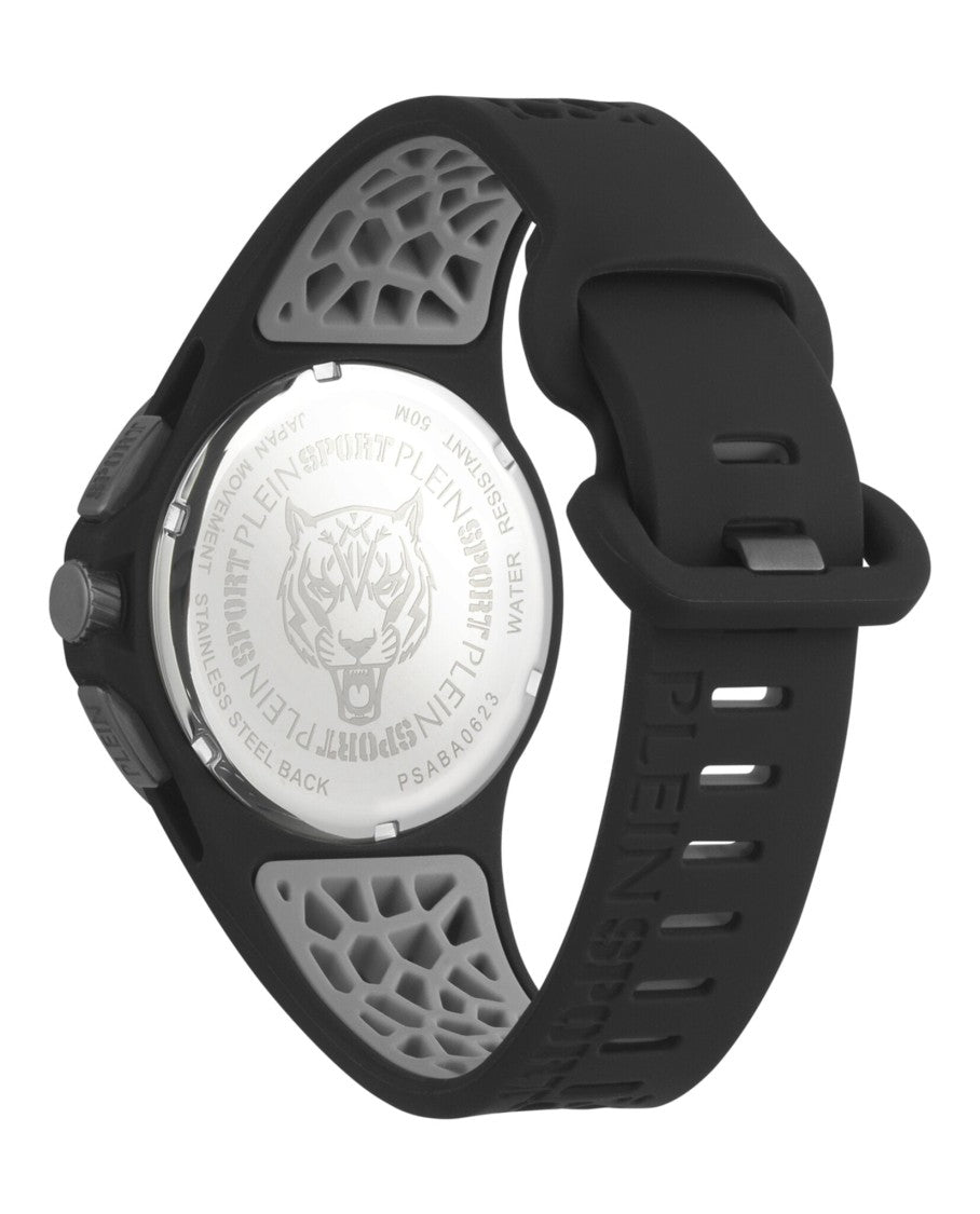 Plein Sport Chronograph Date Quartz Movement Gunmetal Watch With Camo Dial