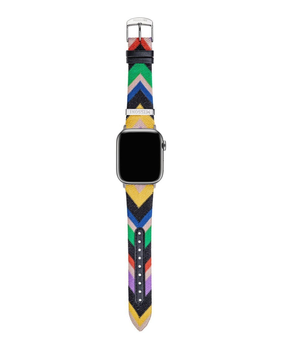 Missoni Zigzag Leather Apple Watch Strap