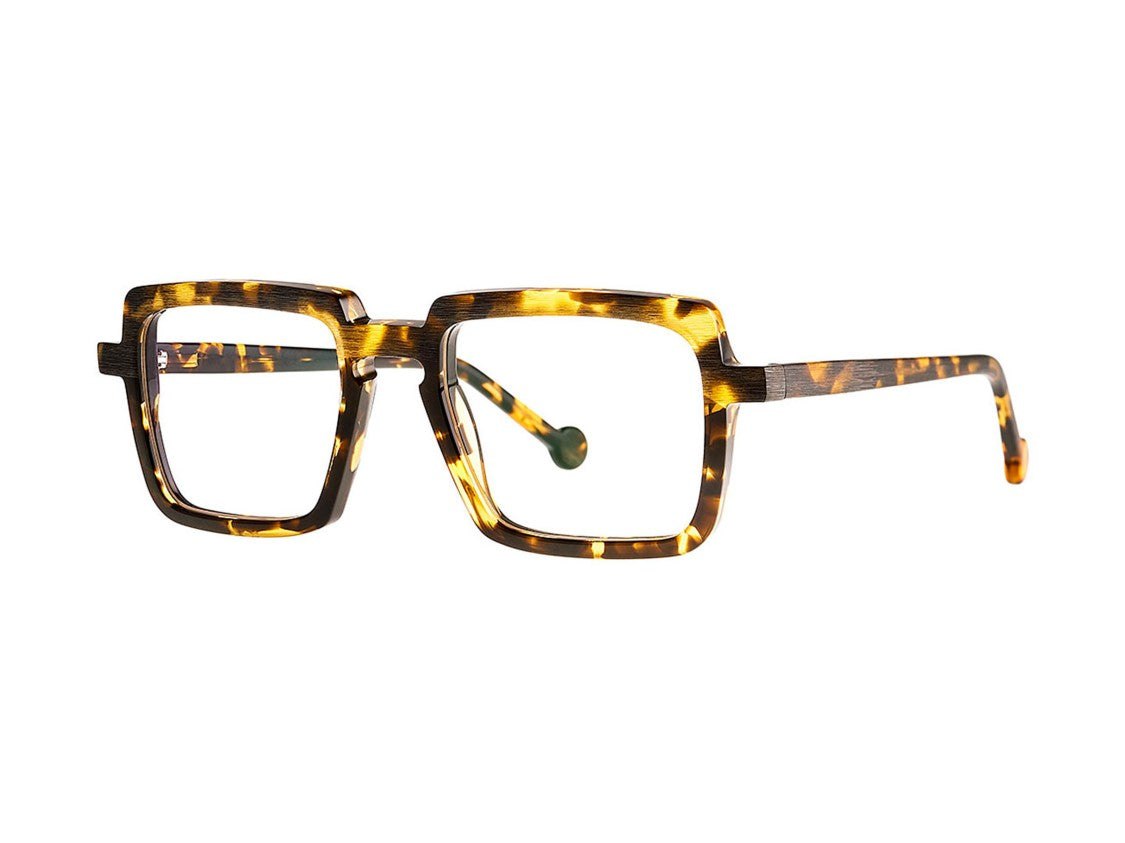 Theo Tortoiseshell Martial Eagle Square Sunglasses