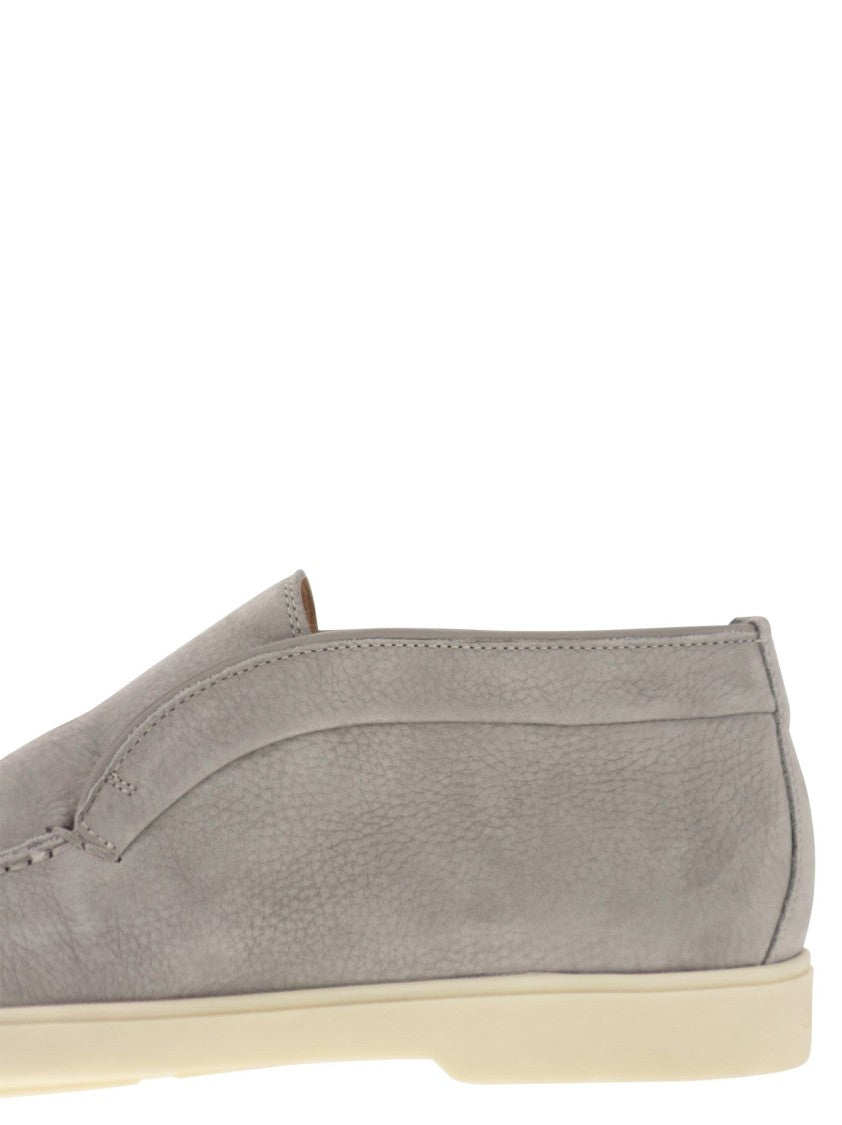 Santoni Desert Boot In Nubuck