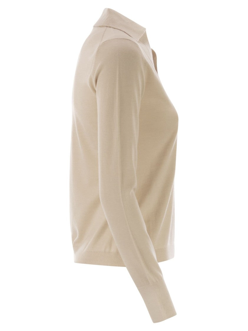 Max Mara Cappa - Wool And Cashmere Polo Shirt