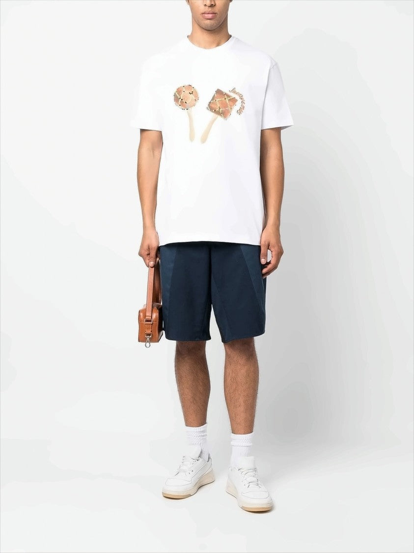 Jacquemus Maracas Graphic Print White T-Shirt