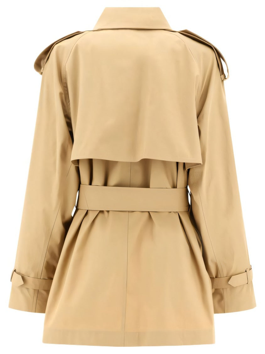 Burberry Classic Double-Breasted Trench Coat With Belted Waist