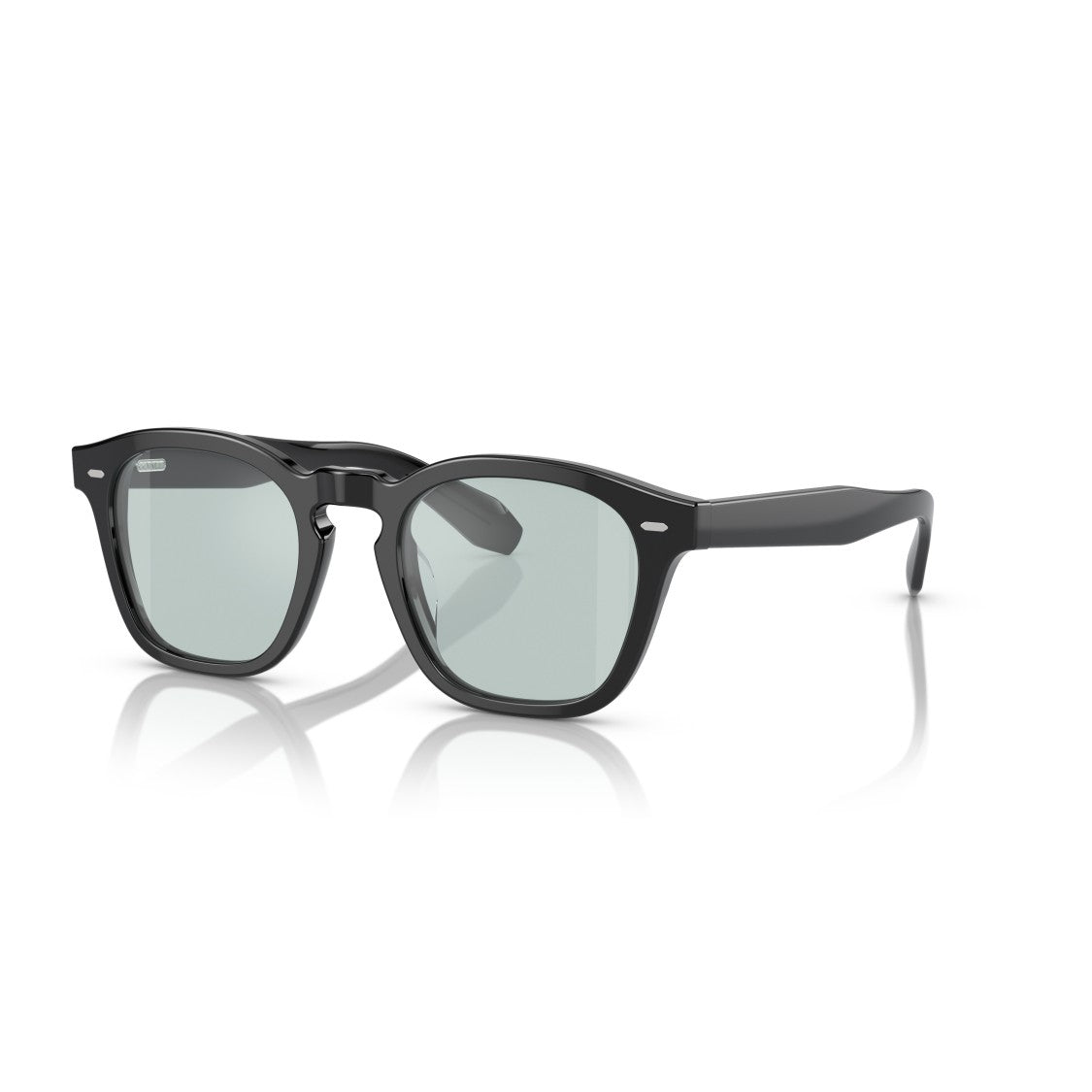 Oliver Peoples 0Ov5527u Square Frame Sunglasses With Glossy Black Acetate Finish