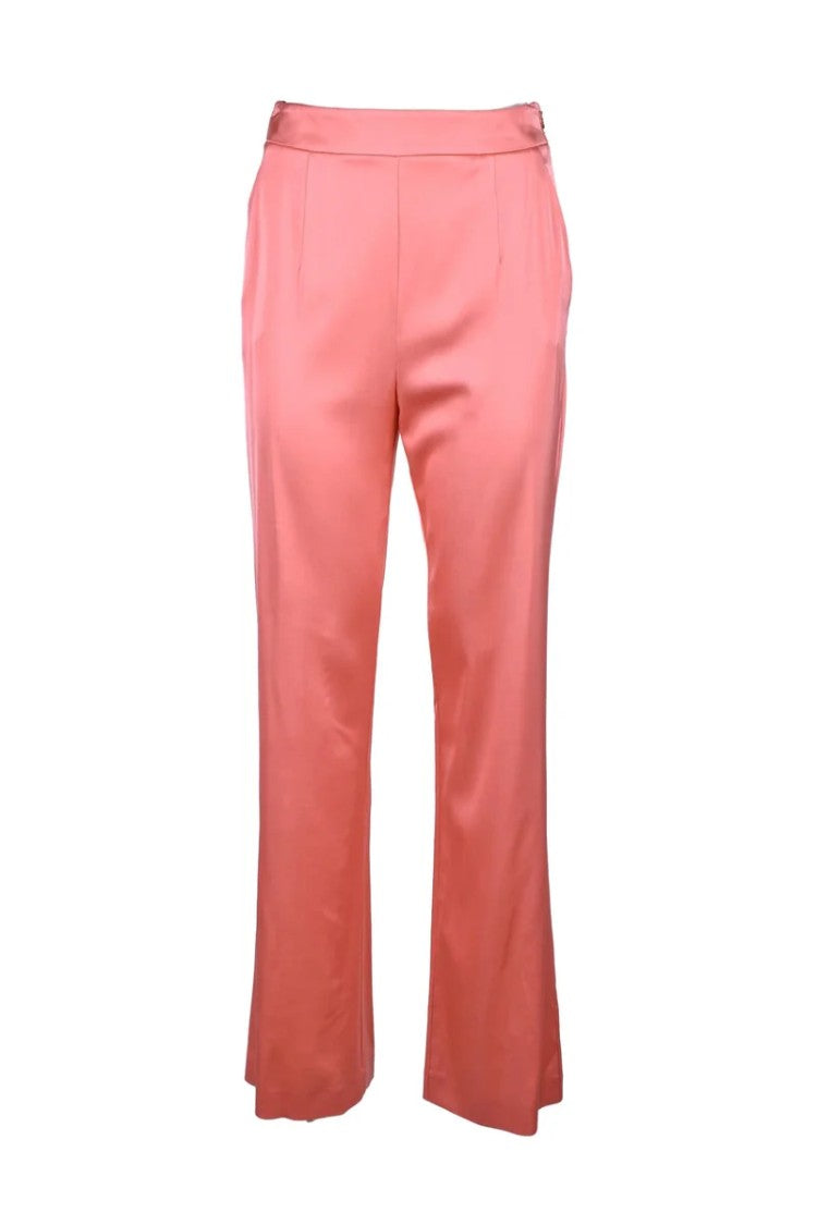 Patrizia Pepe Sera Sera Viscose Stretch Trousers - Red