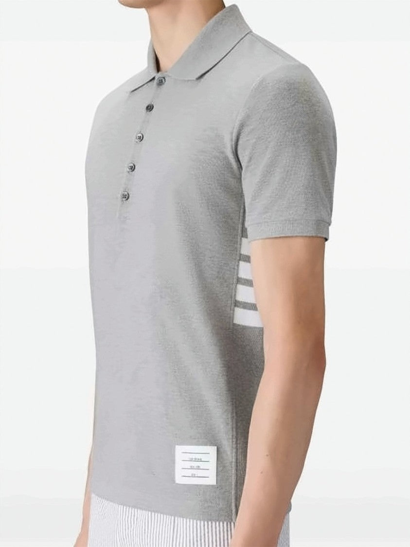 Thom Browne Thom Browne Classic Piqué Short-Sleeve Polo Shirt