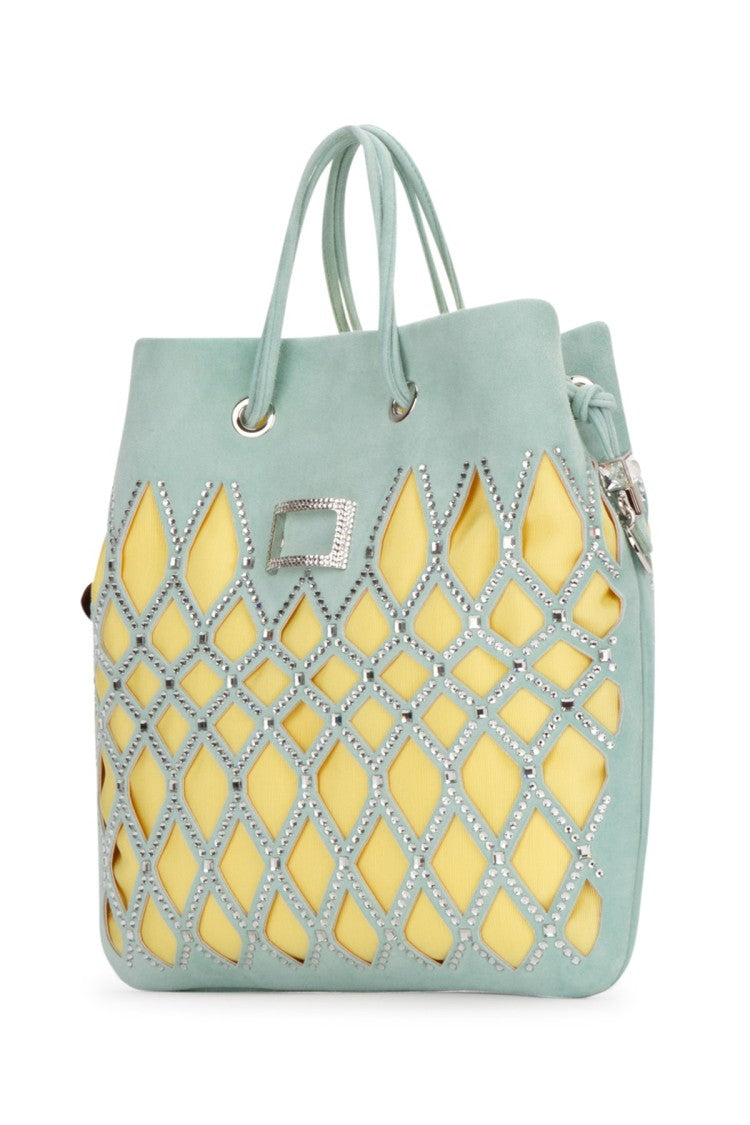 Roger Vivier Structured Handbag With Lattice Design